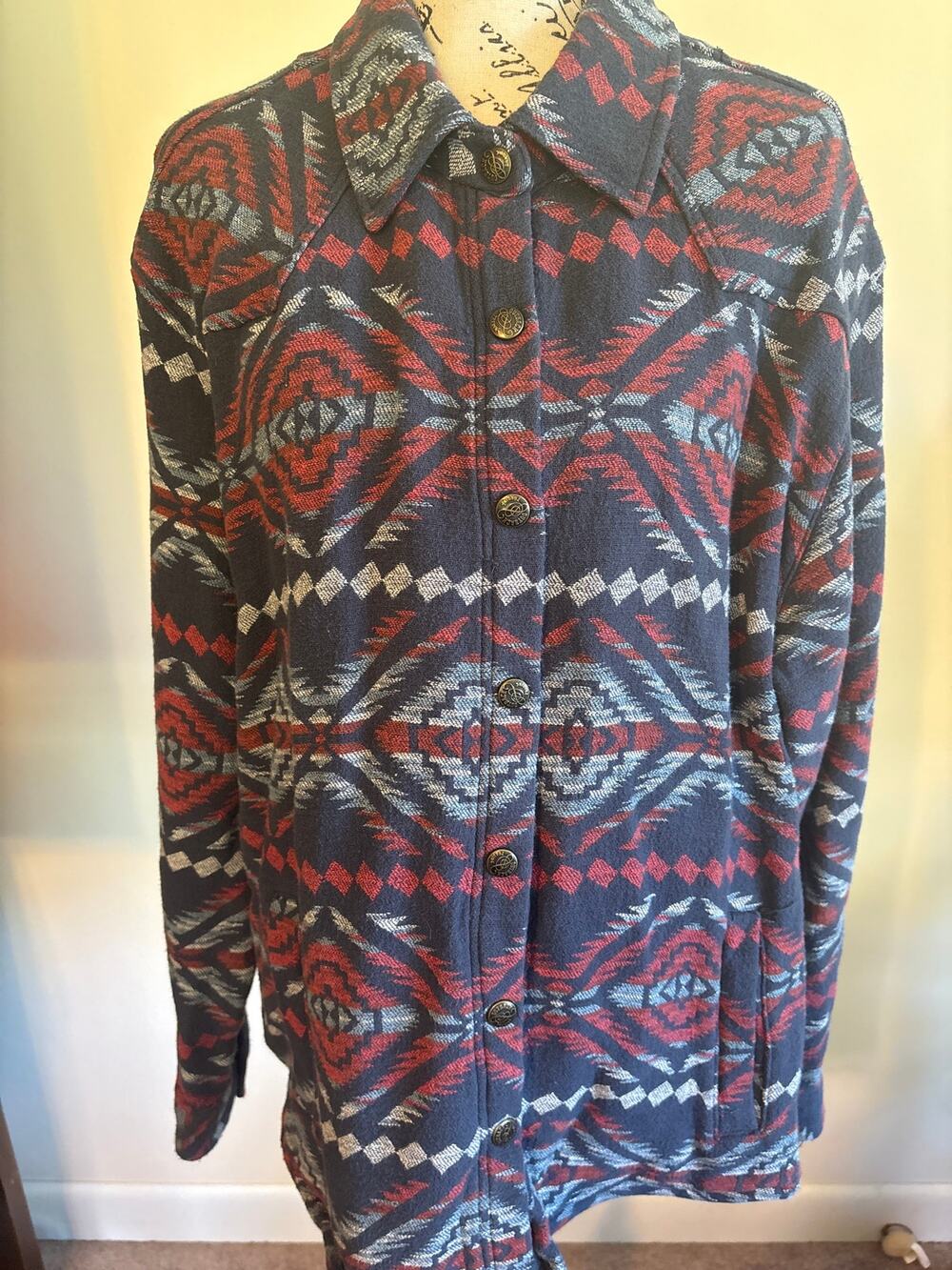 Outback Trading Company Hazel Shirt Jacket Sz 1"